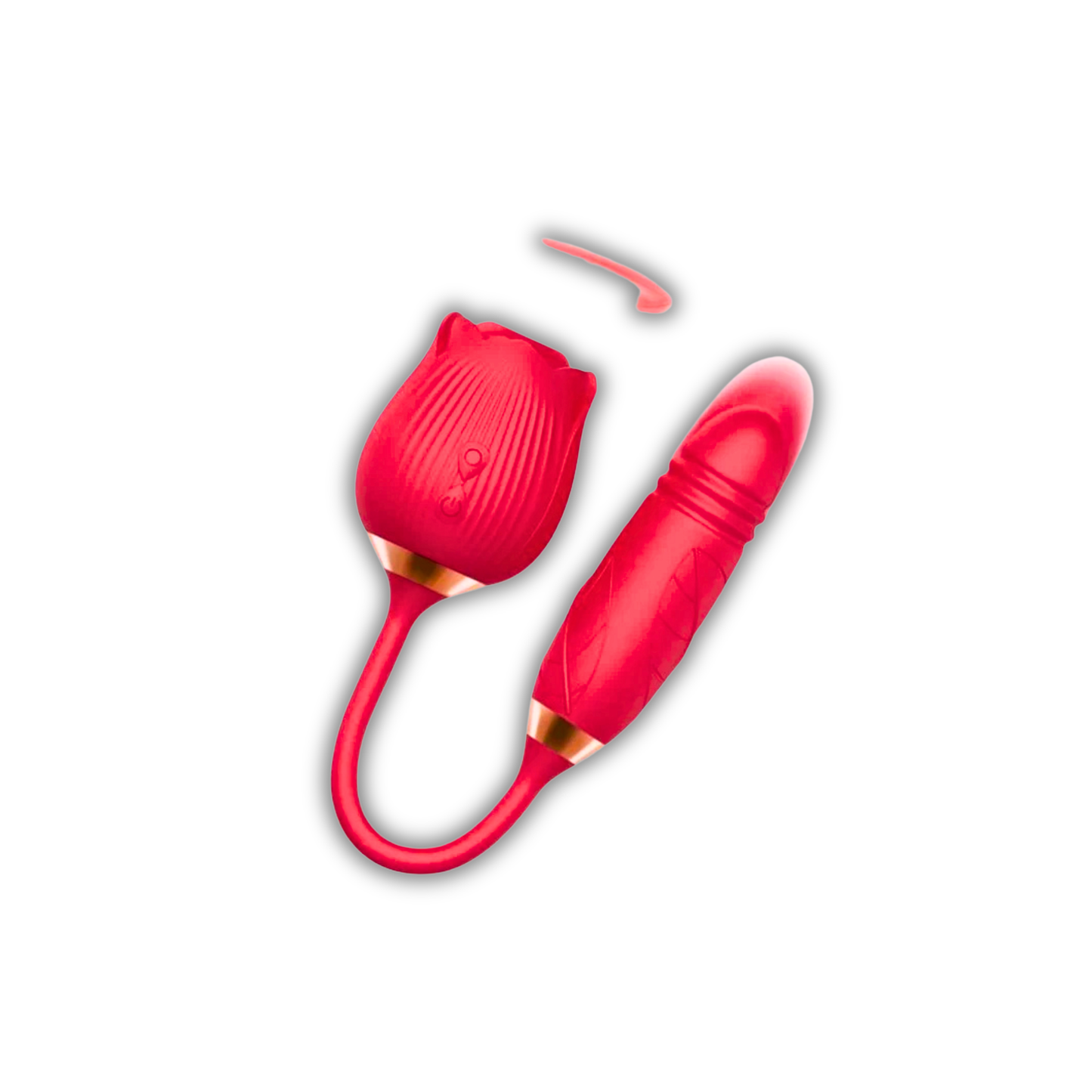 VIBRADOR ROSA SUCCION SIN LENGUA 3 EN 1