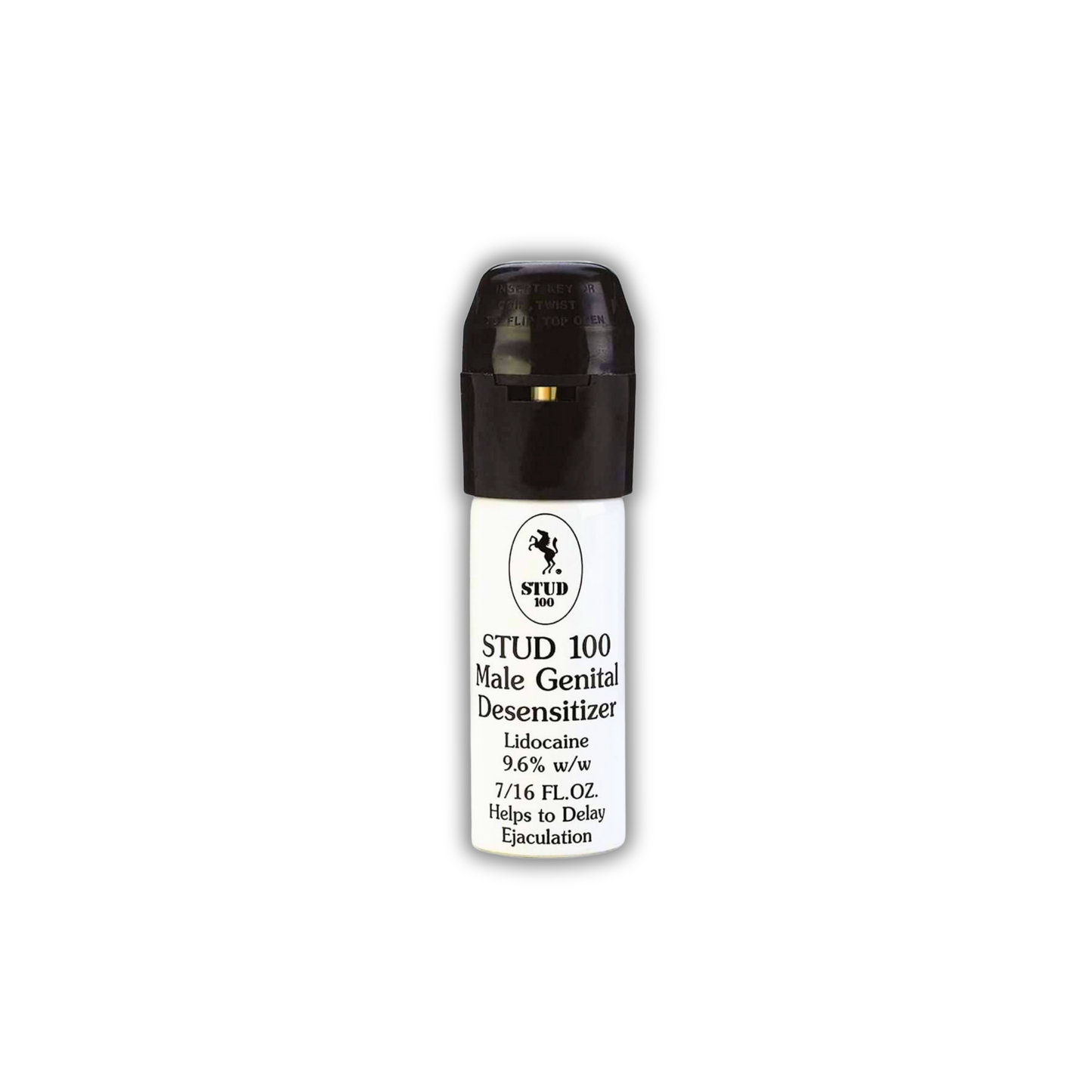 SPRAY RETARDANTE MASCULINO  STUD 100 TAPA NEGRA