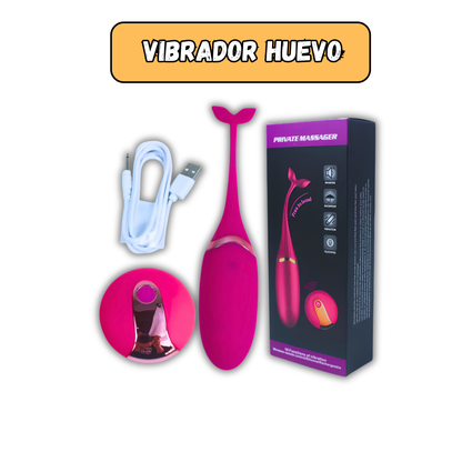 VIBRADOR PEZ CON CONTROL REMOTO 🐟