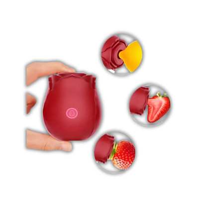 VIBRADOR ROSA SUCCIÓN ESTIMULADOR