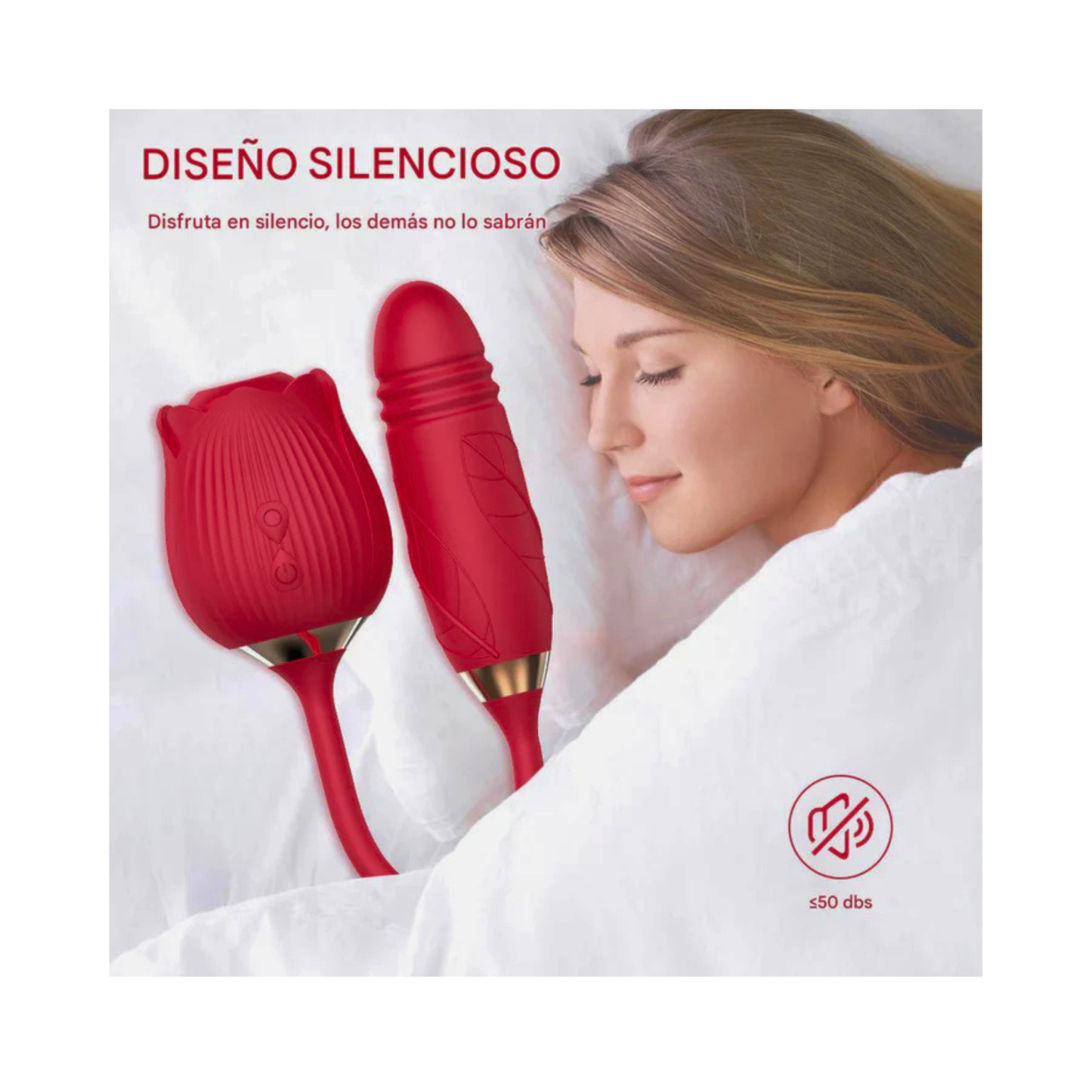VIBRADOR ROSA SUCCION SIN LENGUA 3 EN 1