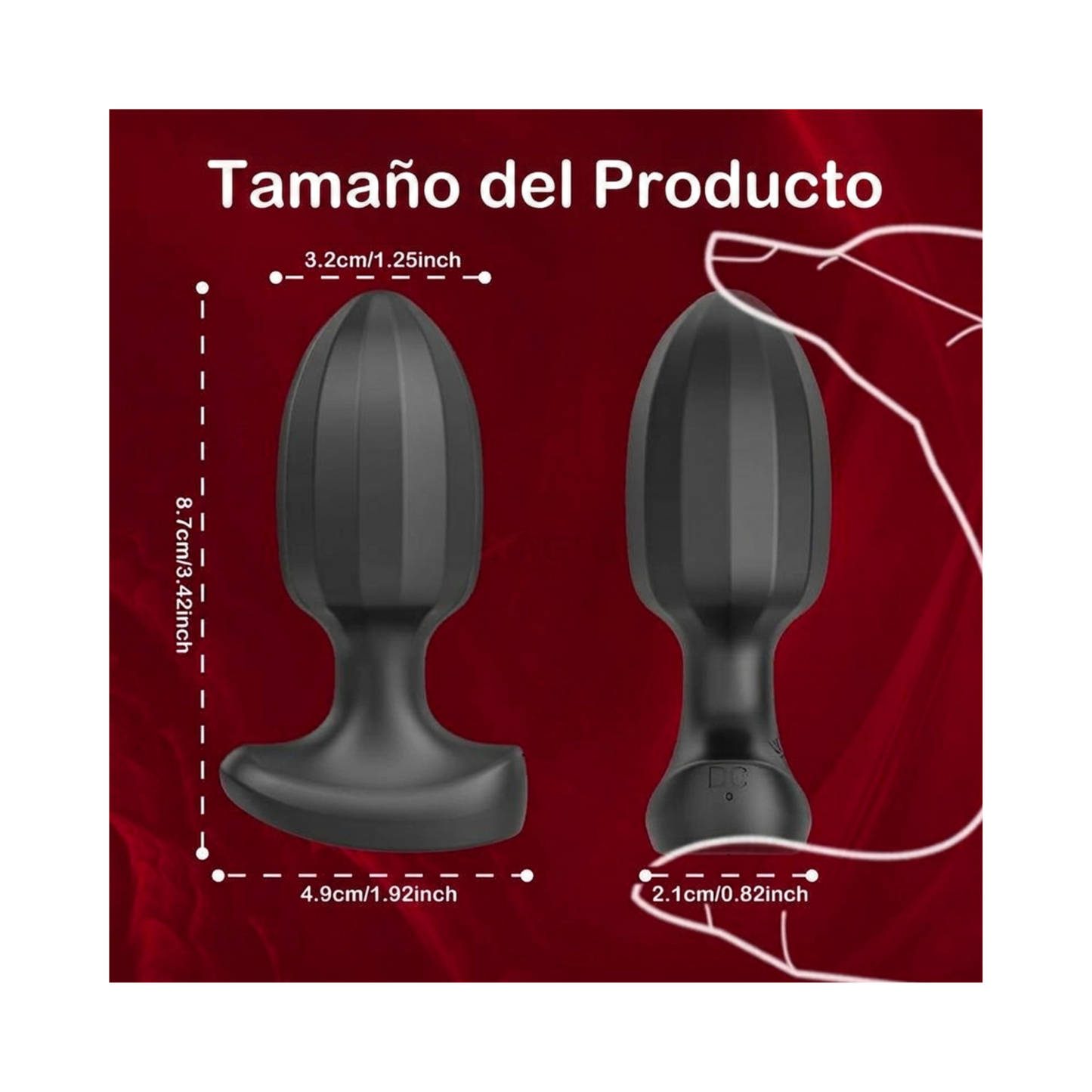 PLUG ANAL VIBRADOR CON APP