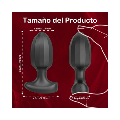 PLUG ANAL VIBRADOR CON APP