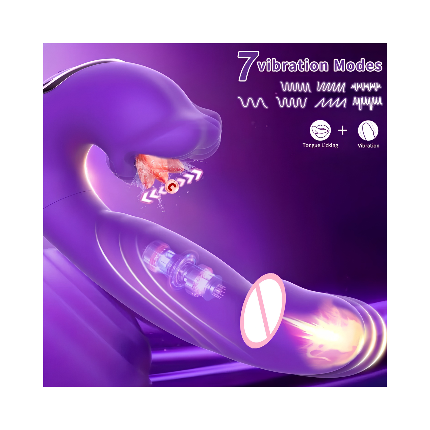 VIBRADOR TELESCOPICO PUNTO G LAMEDOR