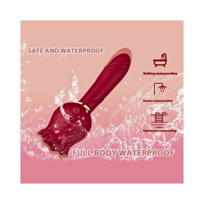 VIBRADOR ROSA PALO MASAJES