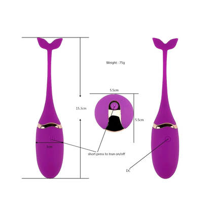 VIBRADOR PEZ CON CONTROL REMOTO 🐟