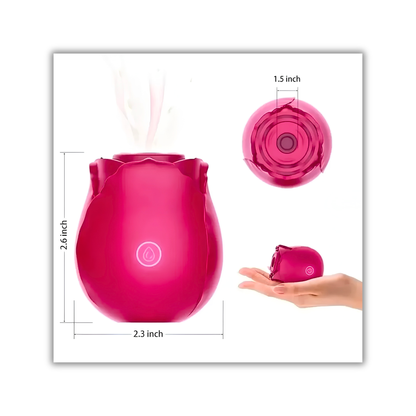 VIBRADOR ROSA SUCCIÓN ESTIMULADOR