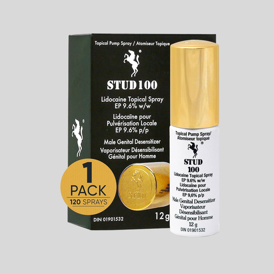 STUD 100 Spray Spray Retardante Masculino Tapa Rosada